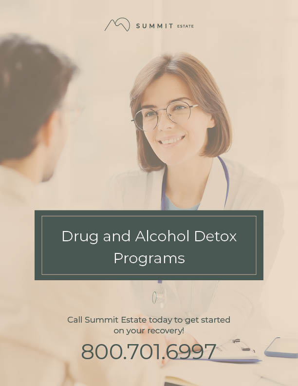 summit estate drug and alcohol detox center programs