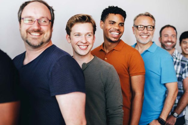 Is a Mens Rehab Right For You a group of men enjoy a men's rehab program